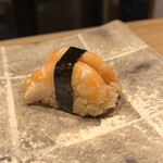 鮨 一二郎 - 泉佐野漁港のしらす海老！小ぶりですが旨みがギュッ！