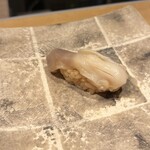 鮨 一二郎 - 北寄貝。必ず貝を出してくださるの。嬉しい。