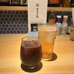 カモメ荘  - ぶどうのお酒(水割り) 梅酒(水割り)