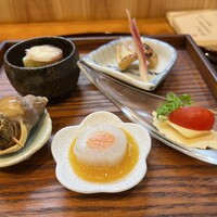 すっぽん ふぐ 日本料理 新宿あぐら屋 - 前菜