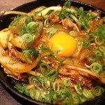 Ashitano Genki Seisaku Sakaba Horumon Kushi Tenguya - ホルモンキムチ。お熱いうちに食べちゃって♫