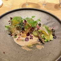 マンサルヴァ - 前菜　秋刀魚　アホブランコ　マスカット
                    