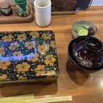 小暮や - うな重＆肝吸＆新香