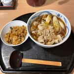 手打ち蕎麦 たむら - 炊き込みご飯　　豚南蛮