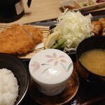 Misoya - ロースかつとトンテキのセット