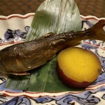 山水閣 - 鮎の塩焼き