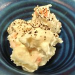 特選高級和牛すき焼定食 1480円 のポテトサラダ