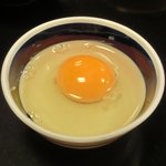 大和 - 特選高級和牛すき焼定食 1480円 の生卵