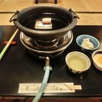 大和 - 特選高級和牛すき焼定食 1480円 のすき焼き