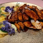 中国料理 旬輝 - 黒酢酢豚。ランチのとはまた違う酢豚でこれもうまい！