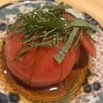 Ginza gachi dori - 青じそトマト380円