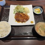 Ningyouchou Tanisaki - トンテキ（期間限定）、ご飯大盛り