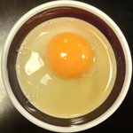 大和 - 特選高級和牛すき焼定食 1480円 の生卵