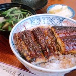 上鰻丼とお吸い物