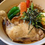 札幌スープカレーHIGUMA  - 奇跡のパリパリチキン・えびスープ