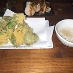 イエノミ ナニワ 301 - ししとうの天ぷらとよだれ鶏