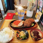 早稲田 モンスターズ キッチン - 肉祭り定食