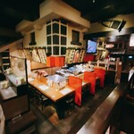 すし土風炉 - カウンター席です