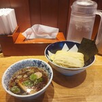 Tsukesoba Kanda Katsumoto - 清湯つけそば1,000円(2023年11月8日)