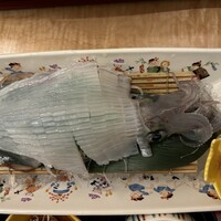 対馬のどぐろとイカ活き造り 博多 魚蔵 都ホテル店 - 