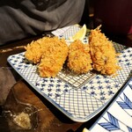 かつ吉 - かきフライ　単品