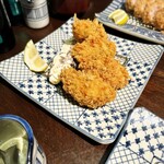 かつ吉 - かきフライ　単品