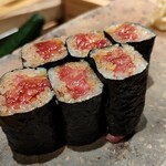 鮨なかもと - とろたく巻き