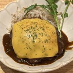 Mai Yakiniku Sutairu Shoutaian - ハンバーグ御膳（チーズ＆デミグラス）1540円