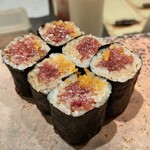 鮨なかもと - とろたく巻き