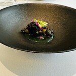 レミニセンス - 黒鮑　お皿も熱々♡