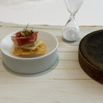 レミニセンス - フォアグラのテリーヌを口に入れ、砂時計を逆さにします