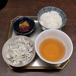 銀座しゃぶしゃぶ petit 羅豚 - 小蕎麦セット