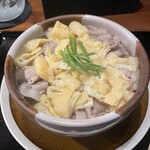 豚肉汁うどん べ - 