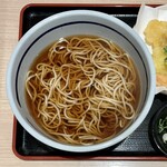 吉そば - 野菜バラ天そば ¥520 のかけそば