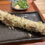 ひもかわ桐生 - トッピングに大好きなチクワ天