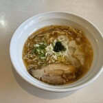 はりけんラーメン - 中華そば(塩)海老風味、雲呑トッピング