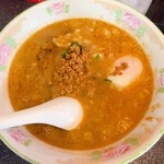 担々麺や 昇龍天 - 料理写真:半熟卵担々麺　辛味少なめ