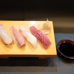 Kimpachi Sushi - 旬のお寿司（晩酌セット）