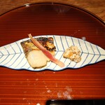 堺町 かもくら - 鰆味噌漬け　柿の白あえ