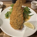 ５５食堂 - アジフライ