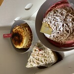 ケーキ工房 菓子の実 - シブースト、和栗クリームのタルト、モンブラン