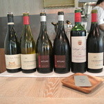 レストラン アニス - 並ぶグラスワイン