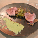 レストラン アニス - ジャンボン・ブラン、インゲン、プルロット