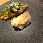 Point - 魚料理　甘鯛のロティ　とびあら海老のソース