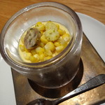 Point - 前菜１品目　とうもろこしのブラマンジェ