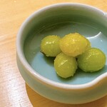 鮨 神楽 - 揚げ銀杏