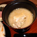 堺町 かもくら - 生コッペガニ味噌汁