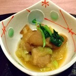 花仙庵 仙仁温泉 岩の湯 - きのこのおろし和え