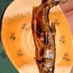 花仙庵 仙仁温泉 岩の湯 - 山女の塩焼き