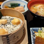 桜井甘精堂 泉石亭 - 栗ご飯と豚角煮の御膳
